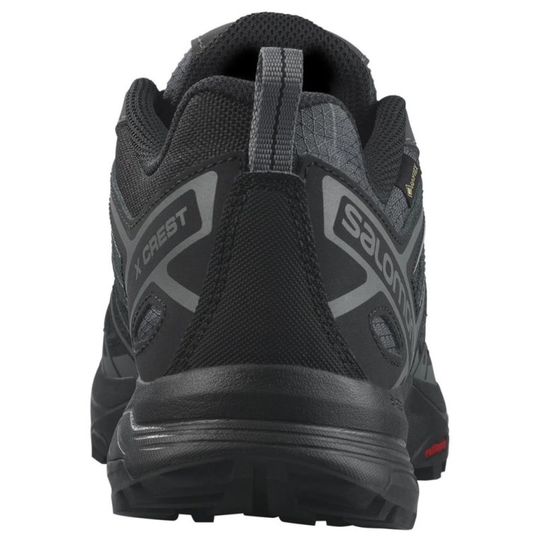 Black Salomon X Crest GTX Men's Hiking Shoes | IE DY2638